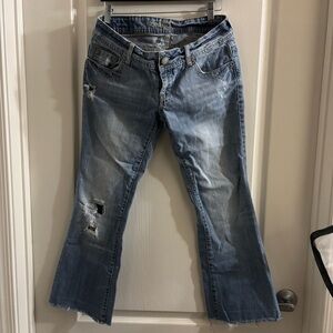 American Eagle Outfitters Light Blue Flare Jeans
